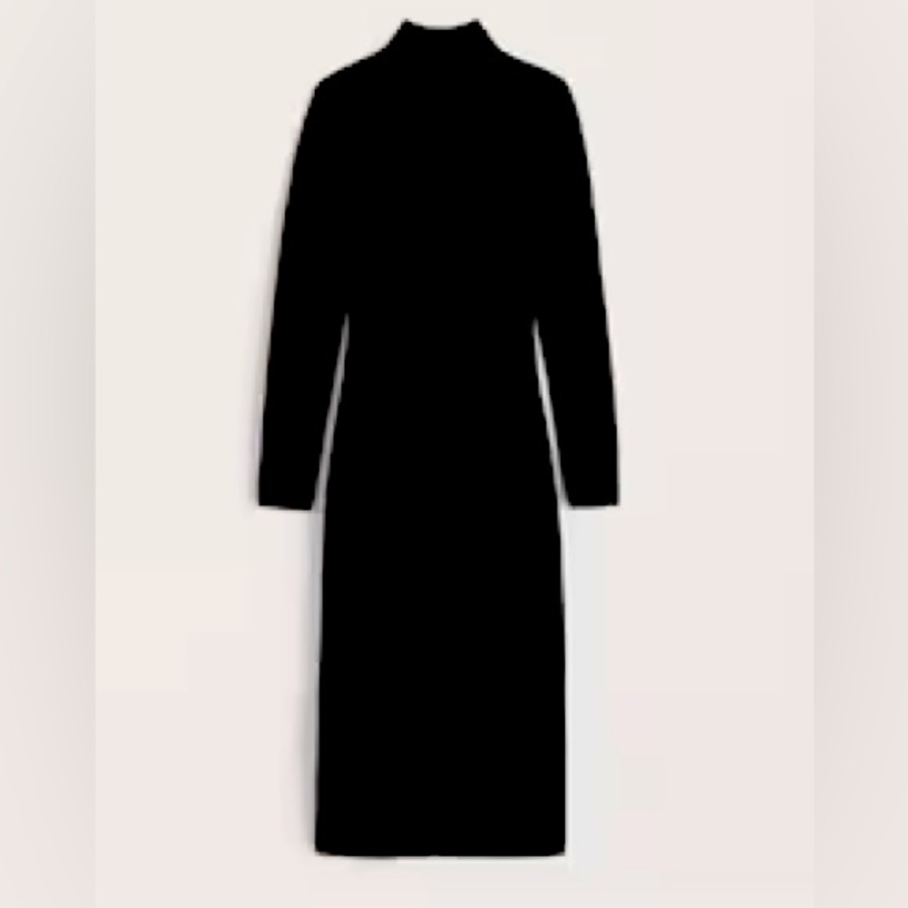 Women'sOpen-Back Midi Sweater DressSKU: 650226212Color: BLACKSize: BLACK L